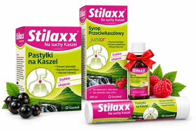 Stilaxx Pastylki i syrop 100 ml GARDŁO, POROST ISLANDZKI + GRATIS!