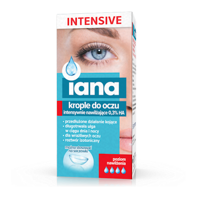 Starpharma Iana krople do oczu intensive 0,3% HA 10ml