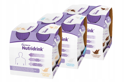 Nutridrink różne smaki ZESTAW 12 x 125 ml