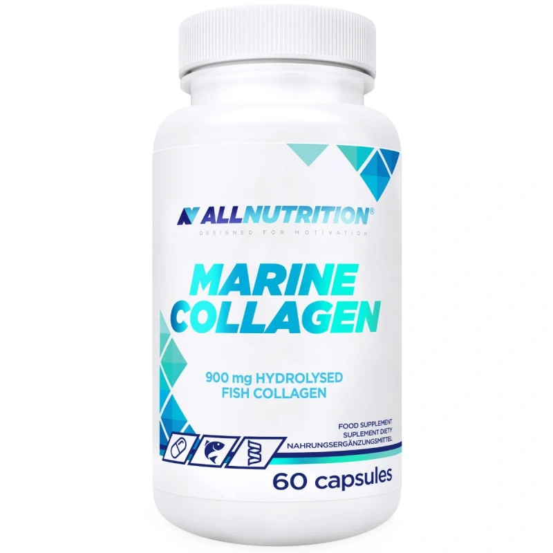 Allnutrition marine collagen hydrolizowany kolagen rybi 60 kapsułek