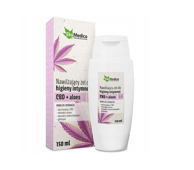 Nawilżający żel do higieny intymnej CBD + aloes 150ml