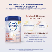 Bebilon PROfutura DUOBIOTIK 3 odżywcza formuła na bazie mleka po 1. roku życia ZESTAW 6 x 800 g