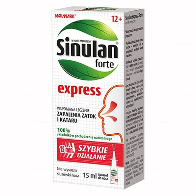 Sinulan Forte Express aerozol do nosa 15 ml