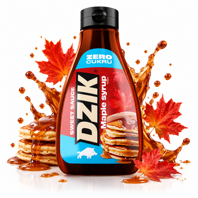 WK DZIK sos 0 bez dodatku cukru SYROP KLONOWY 425 ml