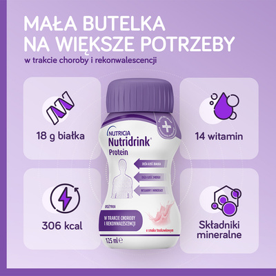 Nutridrink Protein o smaku neutralnym 4 x 125 ml