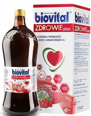 Biovital Zdrowie plus płyn suplement dla dorosłych 1000 ml