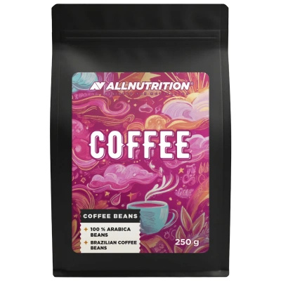 Allnutrition kawa w ziarnach 100% arabica świeżo palona 250 g