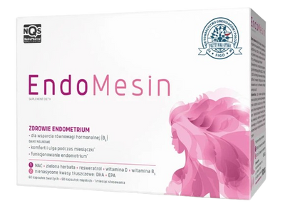 EndoMesin Estrobiom 30 + 30 kapsułek i EndoMesin równowaga hormonalna ENDOMETRIOZA 60 + 60 kapsułek + BRELOCZEK GRATIS!