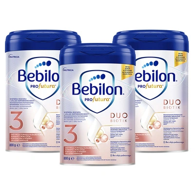 Bebilon PROfutura DUOBIOTIK 3 odżywcza formuła na bazie mleka po 1. roku życia ZESTAW 3 x 800 g