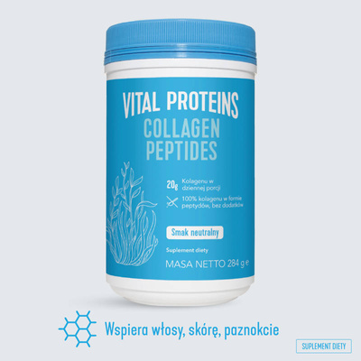 Vital Proteins Collagen Peptides dla młodzieńczego wyglądu, kolagen do picia o neutralnym smaku, 567g