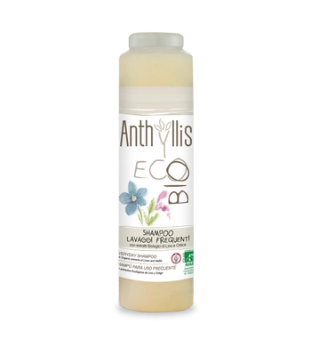Szampon do częstego mycia włosów, certyfikowany, ECO BIO, 250 ml, Anthyllis, Pierpaoli