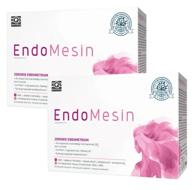 EndoMesin równowaga hormonalna ENDOMETRIOZA ZESTAW 2 x 60 + 60 kapsułek