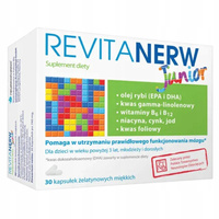 Revitanerw Junior prawidłowe funkcjonowanie mózgu DLA DZIECI 30 kapsułek