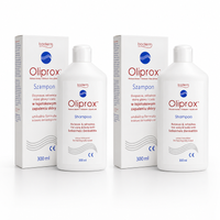 Oliprox szampon ŁOJOTOKOWE ZAPALENIE SKÓRY GŁOWY ZESTAW 2 x 300 ml
