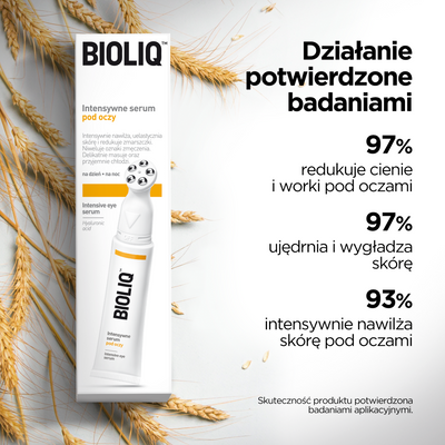 Bioliq Intensywne serum pod oczy na dzień na noc 15 ml