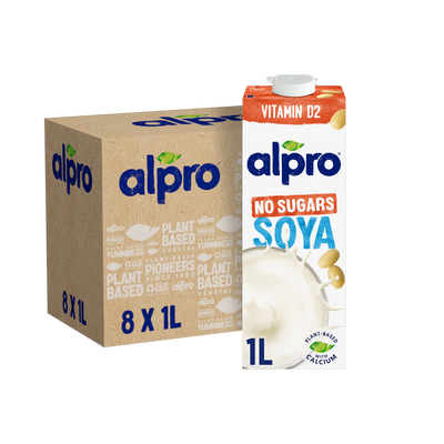 Alpro Napój sojowy niesłodzony zestaw 8x1L
