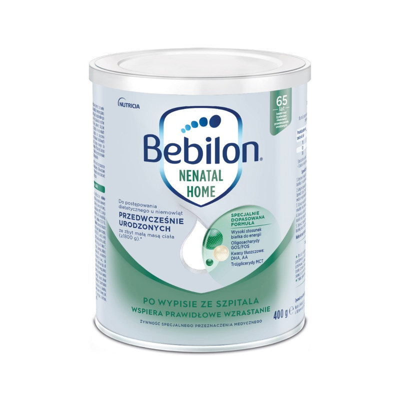 Bebilon Nenatal Home Żywność specjalnego przeznaczenia medycznego 400 g