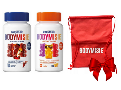 Bodymax Bodymisie żelki owocowe + cola 2 szt + WOREK GRATIS!