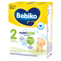 BEBIKO NUTRIflor Expert 2 mleko następne dla niemowląt, powyżej 6. m-ca życia, 550 g