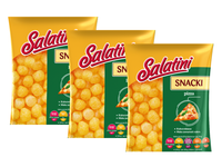 Salatini Zdrowe chipsy smak pizza zdrowa przekąska ZESTAW 3 x 25 g