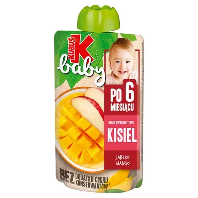 Kubuś Baby Mus deser owocowy kisiel z mango ZESTAW 6 x 100 g