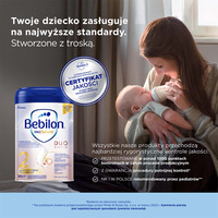Bebilon PROfutura DUOBIOTIK 2 mleko następne po 6. miesiącu życia ZESTAW 2 x 800 g