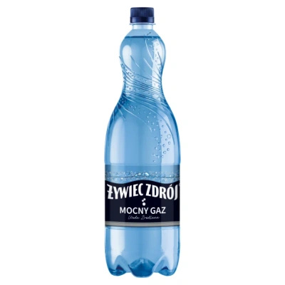 Żywiec Zdrój Mocny Gaz Woda źródlana ZESTAW 12 x 1,5 l