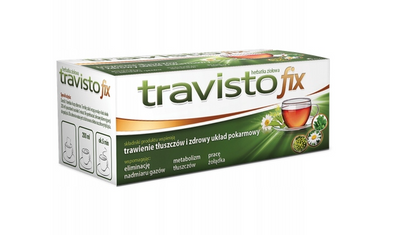 Travisto Herbatka ziołowa Fix trawienie wzdęcia 20 saszetek