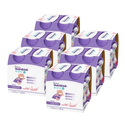 Nutridrink dla dzieci o smaku truskawkowym ZESTAW 24 x 125 ml
