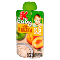 Kubuś Baby Mus+kaszka po 6 miesiącu jabłko morela 100 g