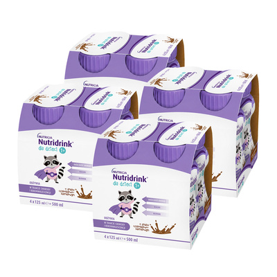 Nutridrink dla dzieci o smaku czekoladowo-karmelowym ZESTAW 16 x 125 ml