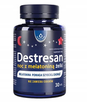 Destresan Noc żelki z melatoniną SPOKOJNY SEN ZASYPIANIE 30 sztuk