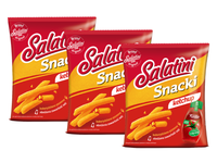 Salatini Zdrowe chipsy smak ketchupowy zdrowa przekąska ZESTAW 3 x 25 g