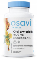 OSAVI Olej z wiesiołka piękna skóra witamina A+E 1800 mg 120 kapsułek