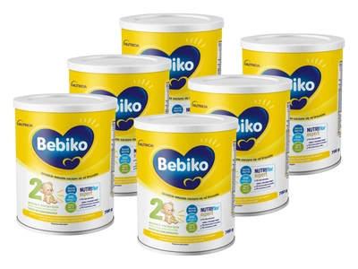 Bebiko 2 z NutriFlorEXPERT Mleko ZESTAW 6x700g