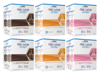 Nestlé Resource Protein Preparat odżywczy w płynie mix różnych smaków 24 x 200 ml