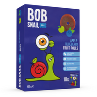 Bob Snail Rollsy owocowe Jabłko Borówka 100 g