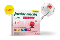 Junior-angin lizak 8 szt