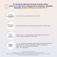 Bebilon PROfutura DUOBIOTIK 4 odżywcza formuła na bazie mleka po 2. roku życia ZESTAW 4 x 800 g