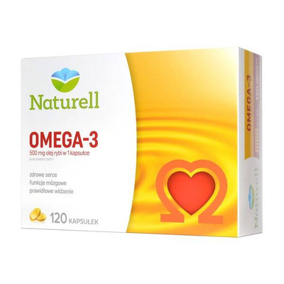 NATURELL Omega-3 500 mg 120 kap.