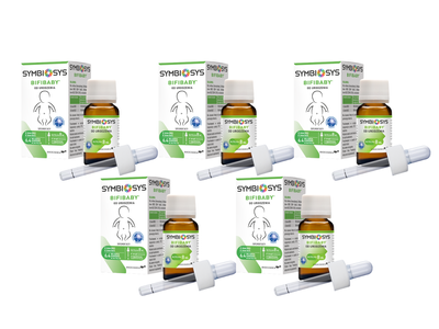 Symbiosys Bifibaby probiotyk w kroplach ZESTAW 5 x 8 ml