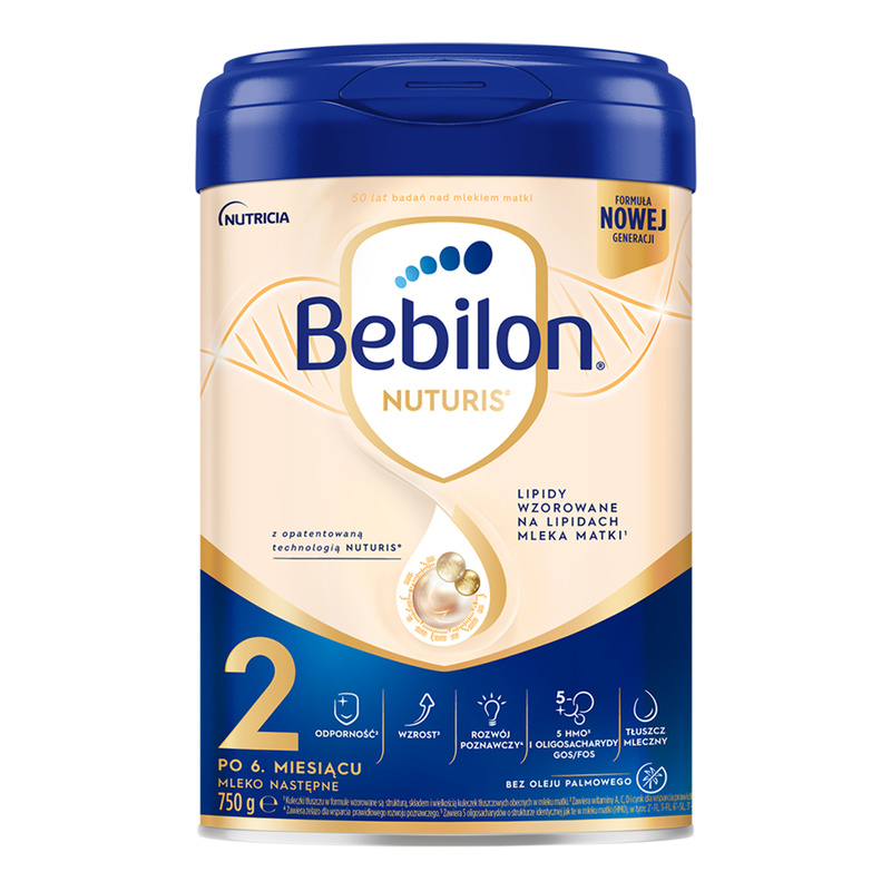 Bebilon NUTURIS 2 mleko następne po 6. miesiącu 750 g