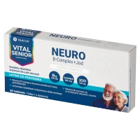 Vital Senior Neuro B-Complex + Jod B 12 TIAMINA łatwe do połykania 30 tabletek