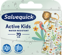 Plastry dla dzieci Salvequick Active Kids 7szt: 10 cm x 6 cm