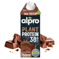 Alpro Napój sojowy o smaku czekoladowym proteinowy wysokobiałkowy ZESTAW 4 x 750 ml