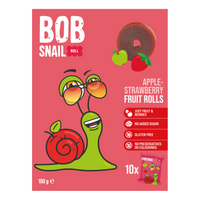 Bob Snail Rollsy owocowe Jabłko Truskawka 100 g