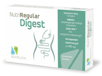 Nutrileya NutriRegular Digest trawienie, na wzdęcia 20 kapsułek