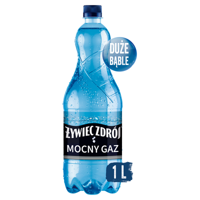 Żywiec Zdrój Mocny Gaz Woda źródlana ZESTAW 6 x 1 l