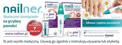 Nailner sztyft 2w1 do leczenia paznokci grzybica 4 ml