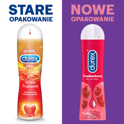 DUREX PLAY Nawilżający żel intymny słodka truskawka 50ml